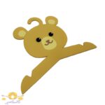 آویز لباس کودک طرح خرس مدل MKids47G