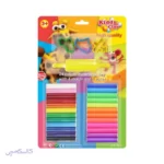 خمیر بازی 24 رنگ همراه ابزار کد 044