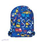 کوله پشتی بچگانه سیی مدل ماشین پلیس