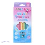 مداد رنگی 12 رنگدامس مدل پاستلی